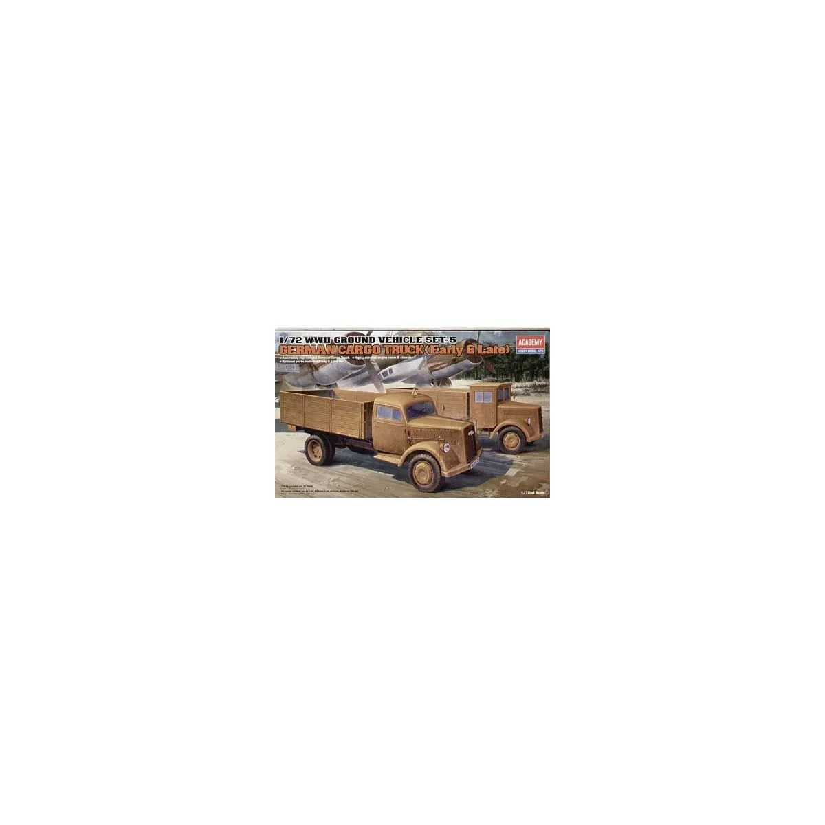 WWII German Trucks 1/72 Academy Academy AC13404 - 1 WWII German Trucks 1/72 Academy Academy AC13404 - 1