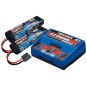 TRX-2991G-Double DUAL quick charger 100W 2972G + 2X Lipo 2 S 7600mAh 2869 X Traxxas