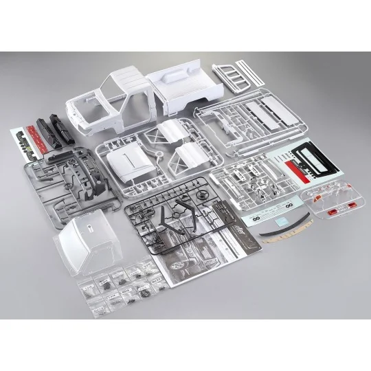 KB48601-Carrosserie Crawler Toyota Land Cruiser LC70 ABS 1/10 Killerbody - KB48601
