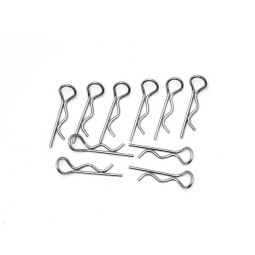 Clips carrosserie coudé 1/8 (10) Hobbytech Hobbytech HTR-501390 - 1