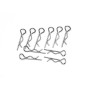 Elbow 1/8 body (10) Hobbytech clips Hobbytech HTR-501390 - 1 HTR-501390-1/8 Angled Body Clips (10) Hobbytech - HTR-501390