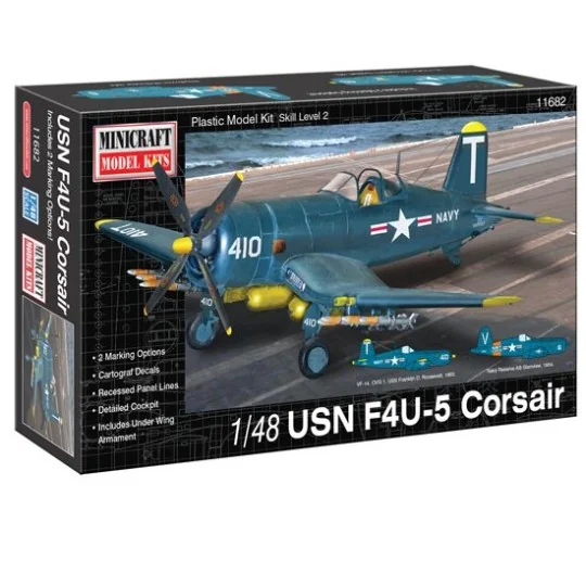F4U-5 Corsair USN Minicraft 1/48 Minicraft 11682 - 1 11682-F4U-5 Corsair USN Minicraft 1/48 - 11682
