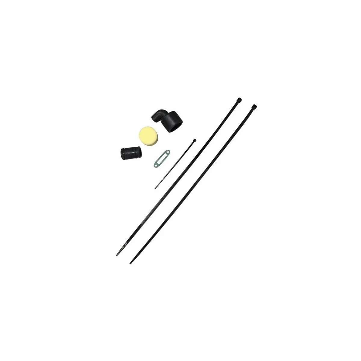 Air Filter with Elbow and 1/10 Exhaust Gasket Hobbytech Hobbytech HTR-501201 - 1