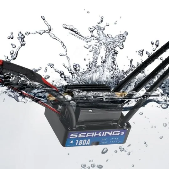 30302400-SEAKING 180 A V3 brushless controller boat Hobbywing
