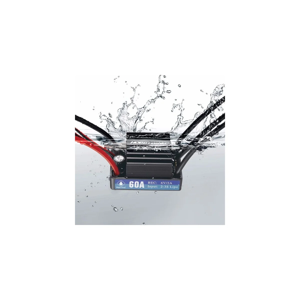 Contrôleur brushless SEAKING 60A V3.1 bateau Hobbywing Hobbywing 30302200 - 2