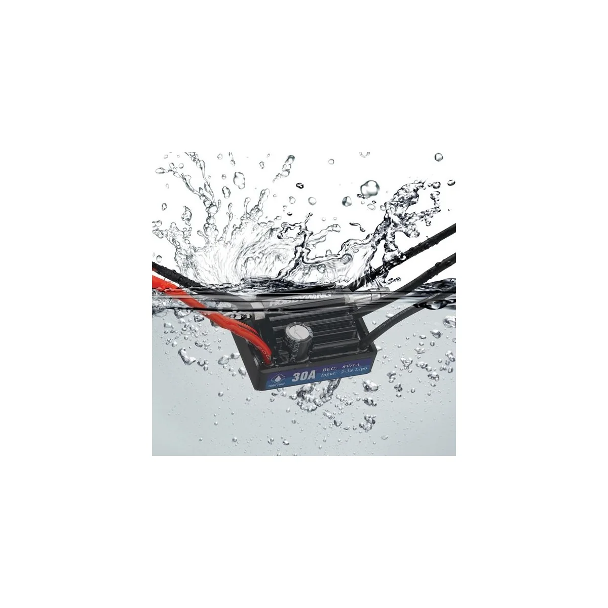 Contrôleur brushless SEAKING 30A V3 bateau Hobbywing Hobbywing 30302060 - 2