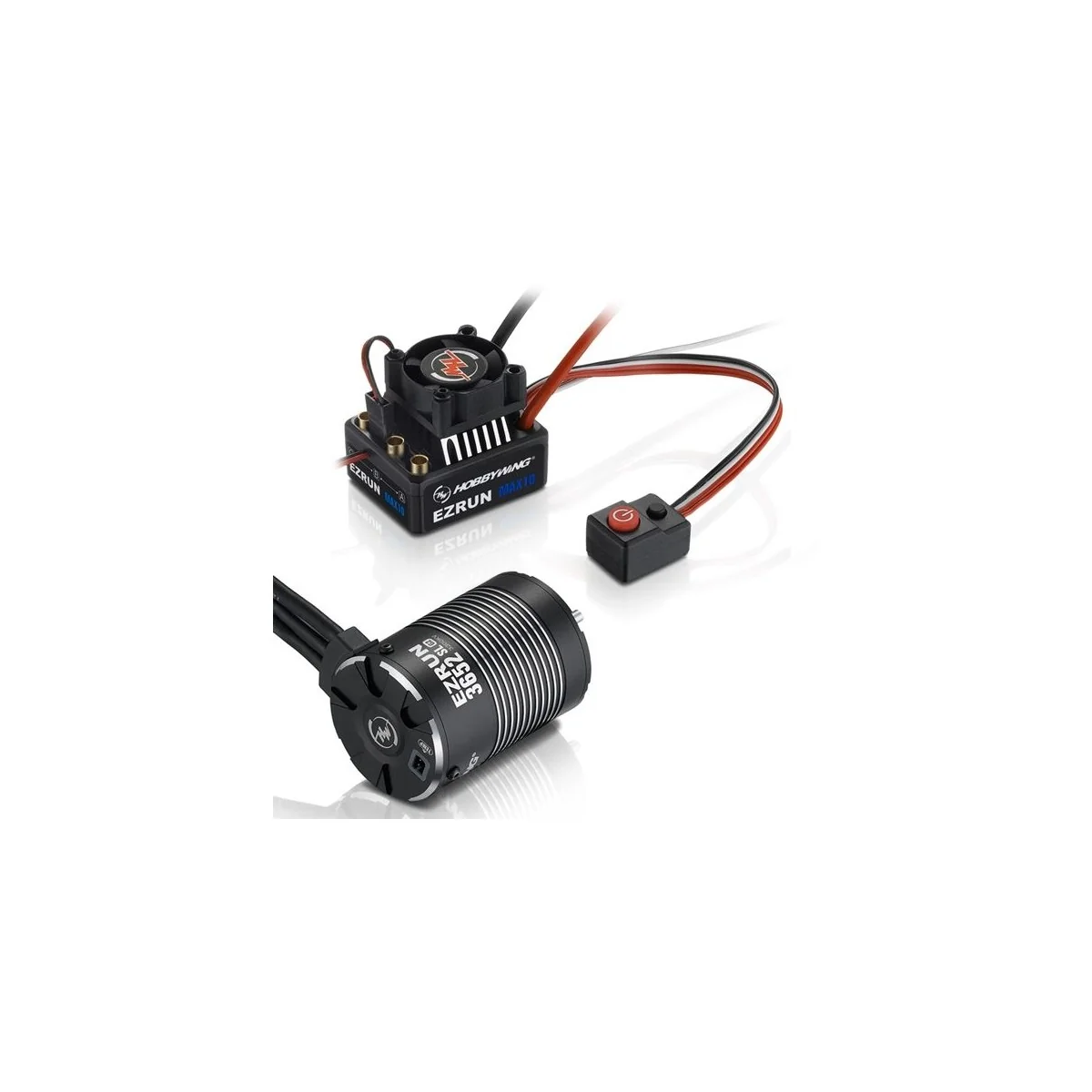 Combo EZRUN MAX10 + engine 3652SL 4000kv G2 1/10 Hobbywing Hobbywing 38010204 - 1