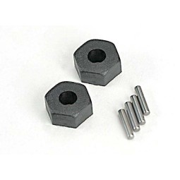Wheel 12mm (x 2) Traxxas hexagons Traxxas TRX-1654 - 1