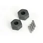 Wheel 12mm (x 2) Traxxas hexagons Traxxas TRX-1654 - 1 TRX-1654-Wheel 12mm (x 2) Traxxas hexagons - TRX-1654