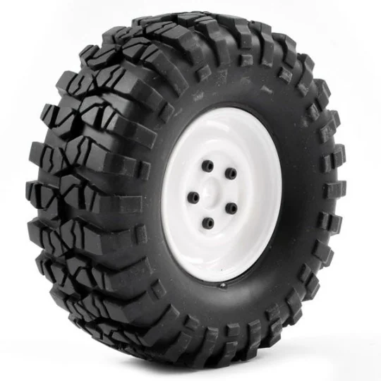 Roues crawler Outback jante Steel Lug blanche 1/10 (2) FTX FTX FTX8172W - 1 FTX8172W-Roues crawler Outback jante Steel Lug blanche 1/10 (2) FTX - FTX8172W