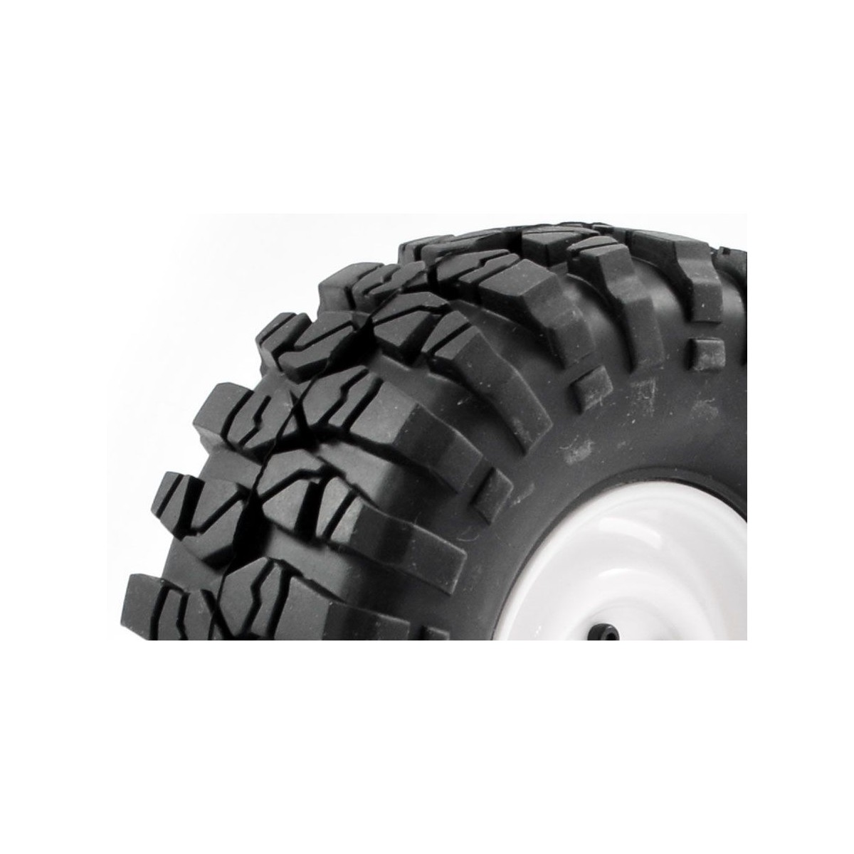 Roues crawler Outback jante Steel Lug blanche 1/10 (2) FTX FTX FTX8172W - 2