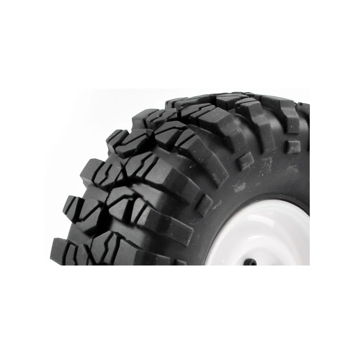 Wheels crawler Outback rim Steel Lug white 1/10 (2) FTX FTX FTX8172W - 2