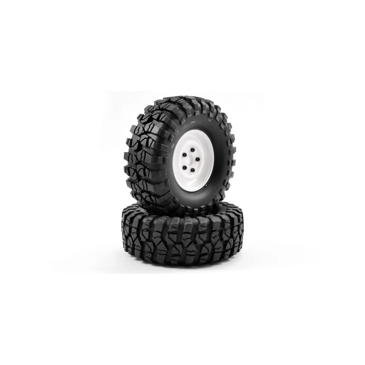 Roues crawler Outback jante Steel Lug blanche 1/10 (2) FTX FTX FTX8172W - 3 Roues crawler Outback jante Steel Lug blanche 1/10 (2) FTX FTX FTX8172W - 3
