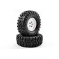 FTX8172W-Wheels crawler Outback rim Steel Lug white 1/10 (2) FTX - FTX8172W