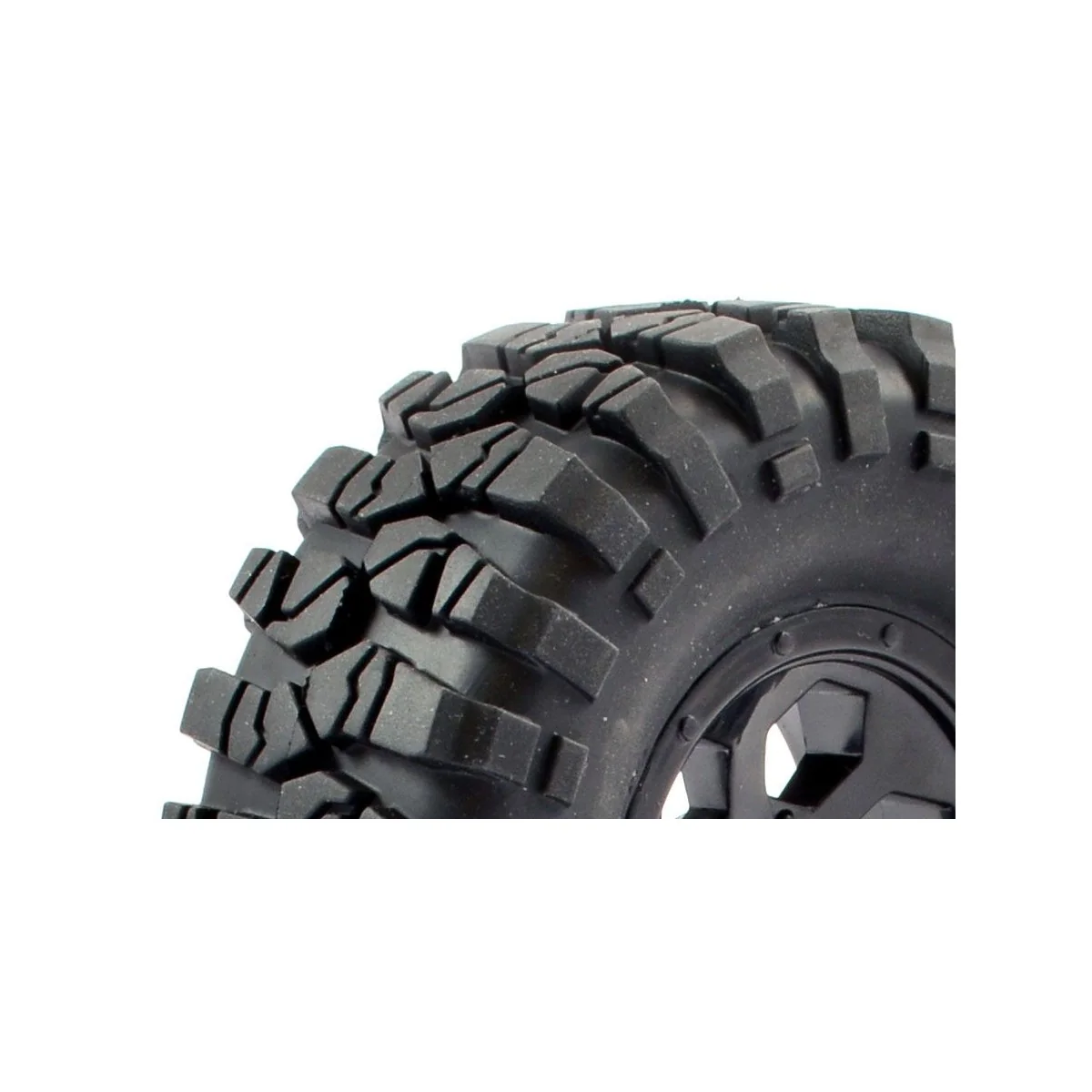 Roues crawler Outback jante 6 rayons noires 1/10 (2) FTX FTX FTX8170B - 3 Roues crawler Outback jante 6 rayons noires 1/10 (2) FTX FTX FTX8170B - 3