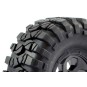 FTX8170B-Roues crawler Outback jante 6 rayons noires 1/10 (2) FTX