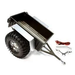 Remorque utilitaire noire pour Scale Crawler 1/10 Integy Integy C25748BLACK - 1