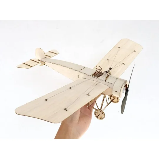 K0801-Mini Fokker E3 420mm découpe laser balsa DW Hobby