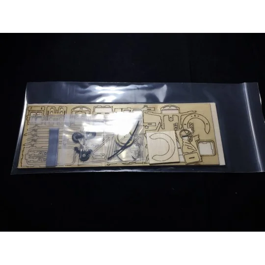 K0801-Mini Fokker E3 420mm découpe laser balsa DW Hobby