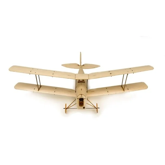 K1001-Mini Tiger Moth Biplan 400mm découpe laser balsa DW Hobby