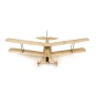 K1001-Mini Tiger Moth Biplan 400mm découpe laser balsa DW Hobby - K1001
