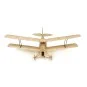 K1001-Mini Tiger Moth Biplan 400mm découpe laser balsa DW Hobby - K1001