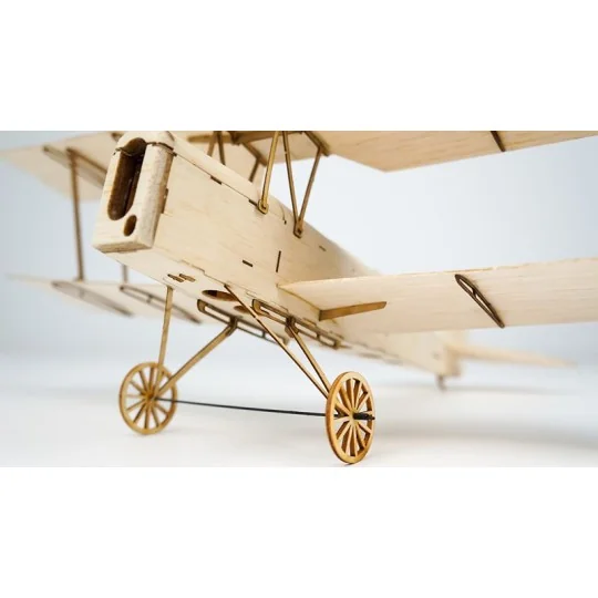 K1001-Mini Tiger Moth Biplan 400mm découpe laser balsa DW Hobby - K1001