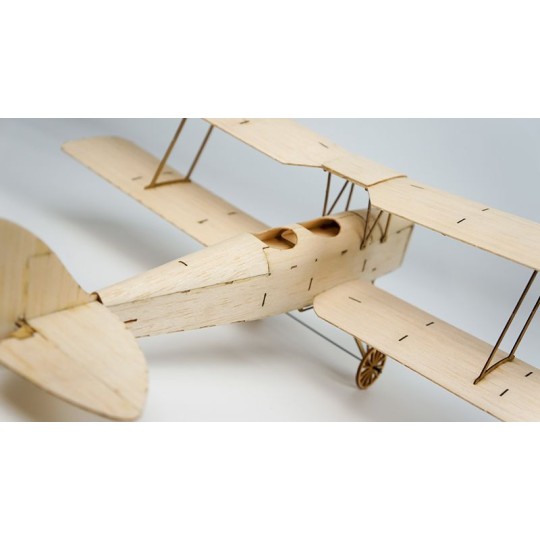 K1001-Mini Tiger Moth Biplan 400mm découpe laser balsa DW Hobby