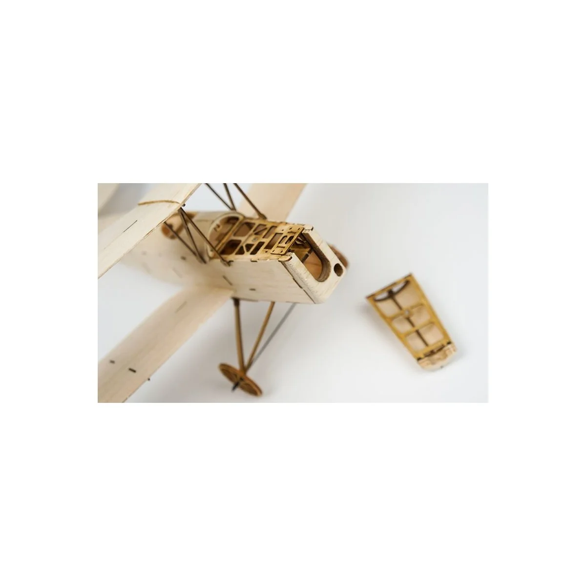 Mini Tiger Moth Biplan 400mm découpe laser balsa DW Hobby DW Hobby - Dancing Wings Hobby K1001 - 10