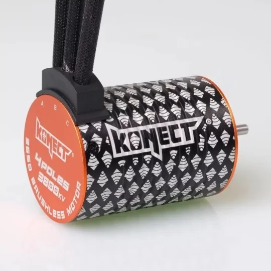 KN-COMBO-D3-Combo brushless 1/10 ESC 60A WP + motor 4P 3650SL 3800KV Konect - KN-COMBO-D3