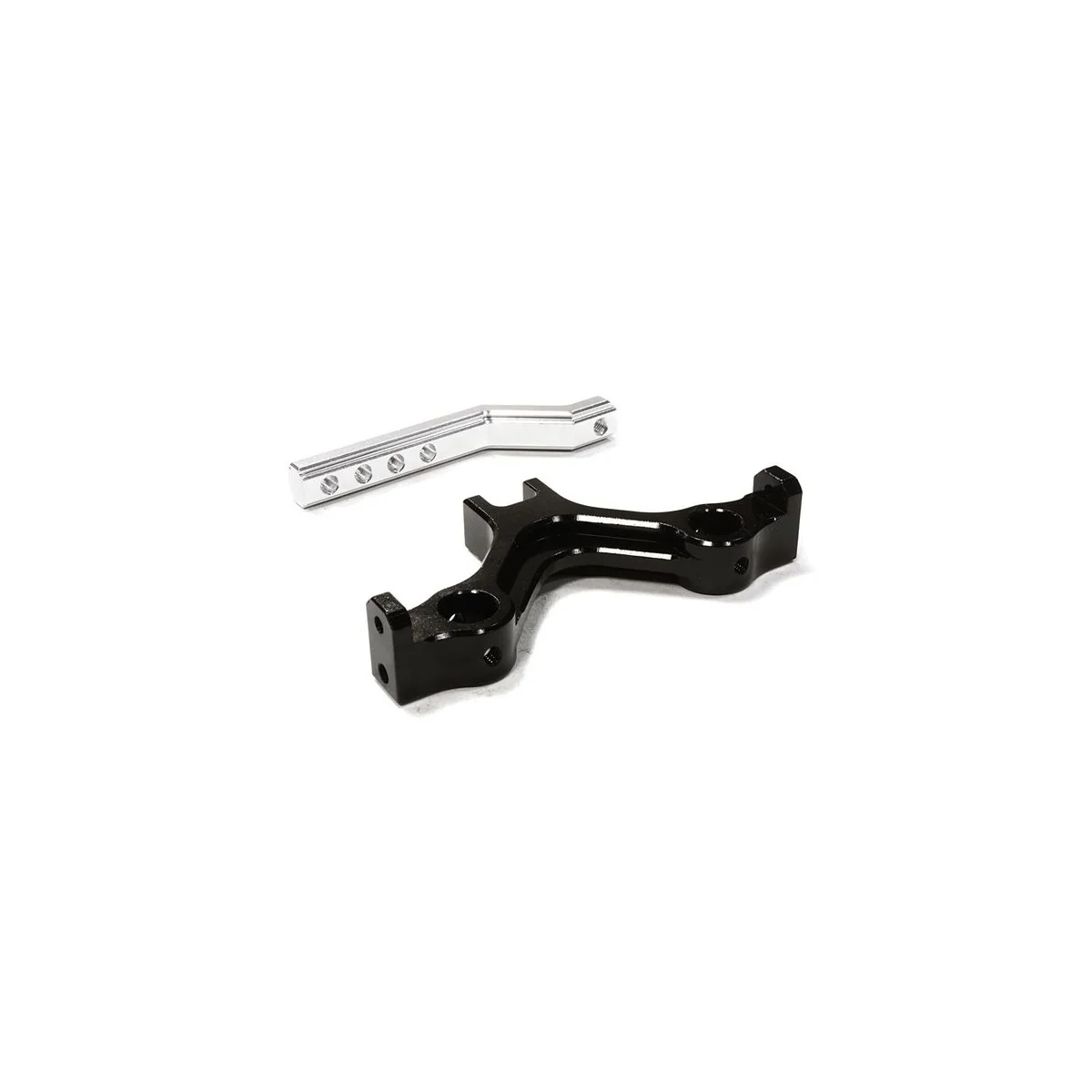 Tow bar with bumper black 43mm Axial SCX-10 Integy support Integy C26278BLACK - 1 Tow bar with bumper black 43mm Axial SCX-10 Integy support Integy C26278BLACK - 1