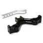 Tow bar with bumper black 43mm Axial SCX-10 Integy support Integy C26278BLACK - 1 C26278BLACK-Tow bar with bumper black 43mm Axial SCX-10 Integy support - C26278BLACK