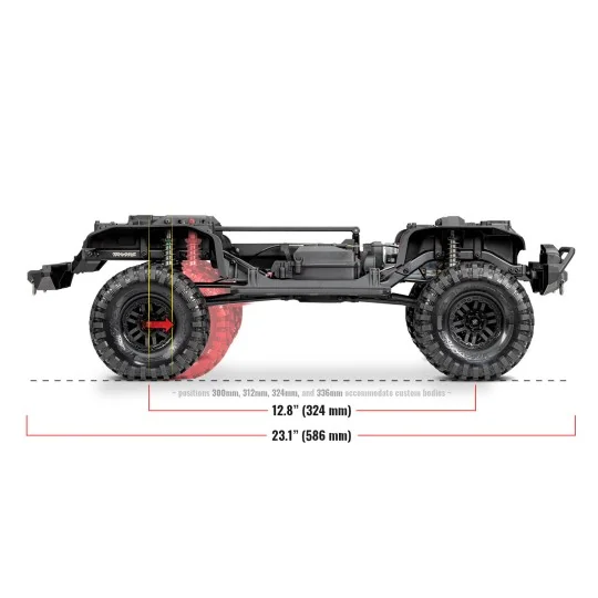 TRX-4 Scale & Trail Land Rover Defender Clipless 4WD TQi RTR Traxxas 82256-4 Traxxas TRX-82256-4 - 23 TRX-82256-4-TRX-4 Scale & Trail Land Rover Defender Clipless 4WD TQi RTR Traxxas 82256-4 - TRX-82256-4