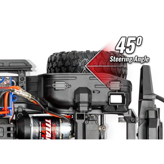 TRX-82256-4-TRX-4 Scale & Trail Land Rover Defender Clipless 4WD TQi RTR Traxxas 82256-4
