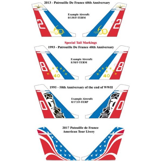 K48064-Apha Jet Patrouille De France 2017 1/48 KINETIC - K48064