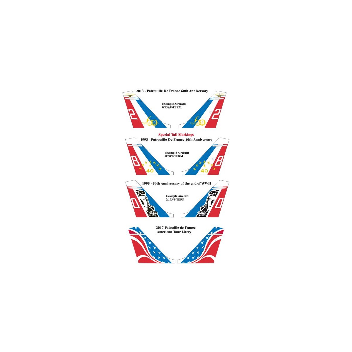 Apha Jet Patrouille De France 2017 1/48 KINETIC  K48064 - 4