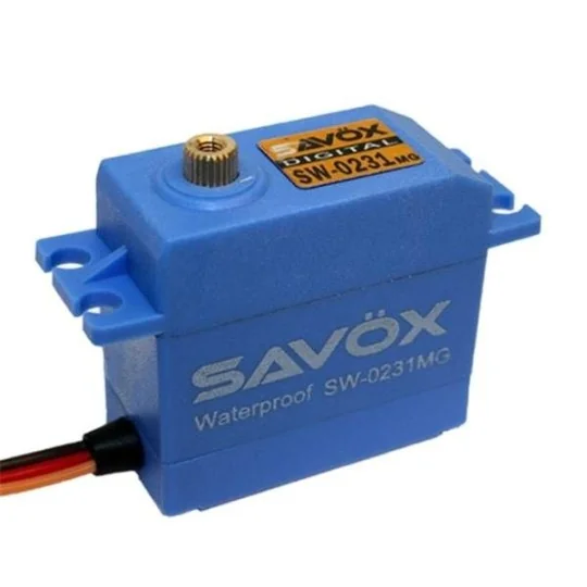 SW-0231MG+-Servo étanche SW-0231MG+ HV 25Kg 0.15s Savox