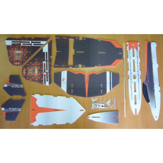 F22-F-22 Raptor RC Factory EPP Kit