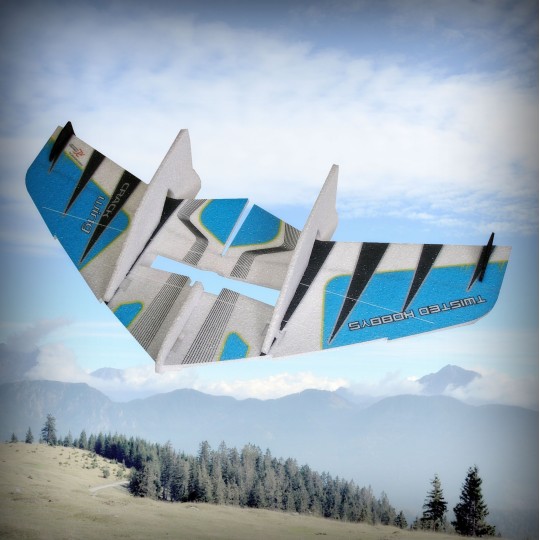 F02-Crack Wing blue RC Factory EPP Kit