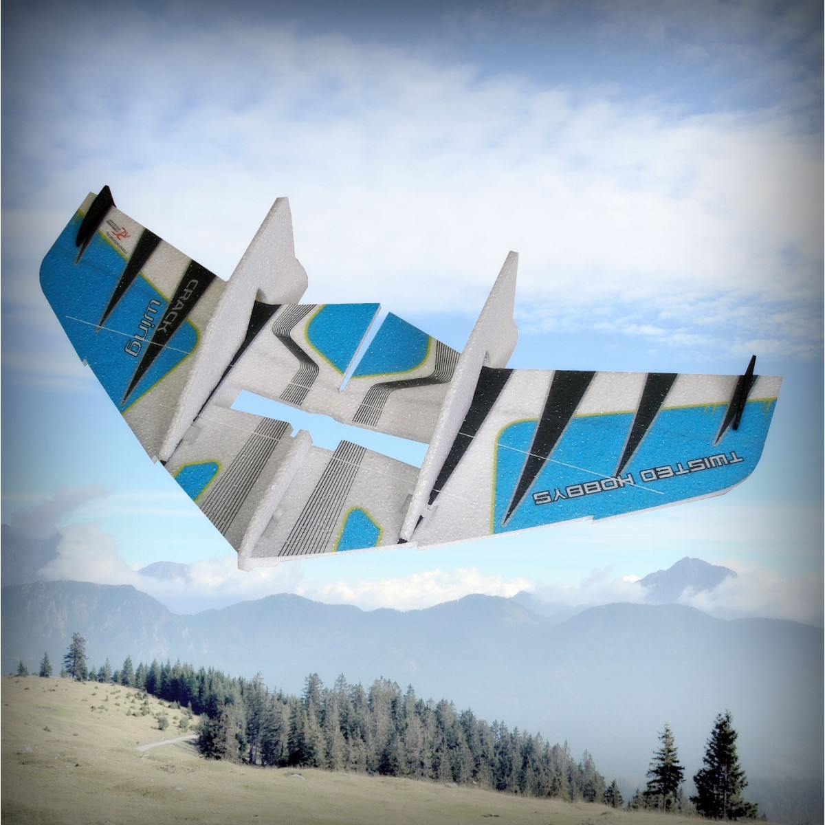 Crack Wing blue RC Factory EPP Kit RC Factory F02 - 3