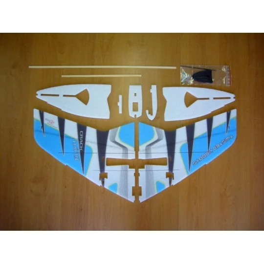F02-Crack Wing Bleu Kit EPP RC Factory