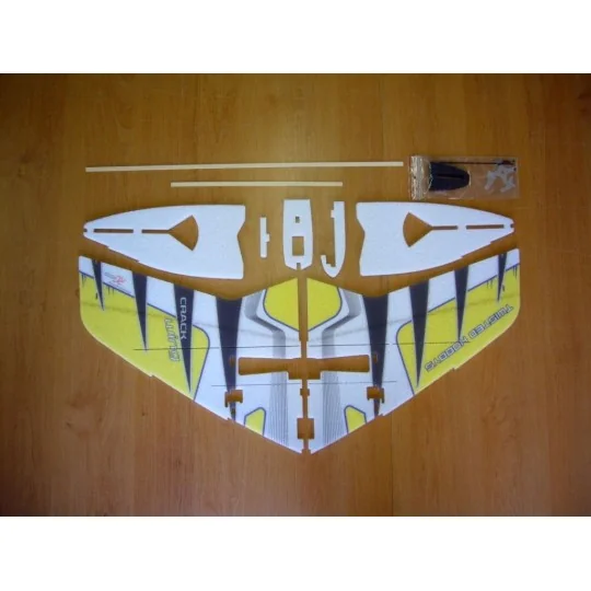Crack Wing yellow RC Factory EPP Kit RC Factory F04 - 4 F04-Crack Wing yellow RC Factory EPP Kit - F04
