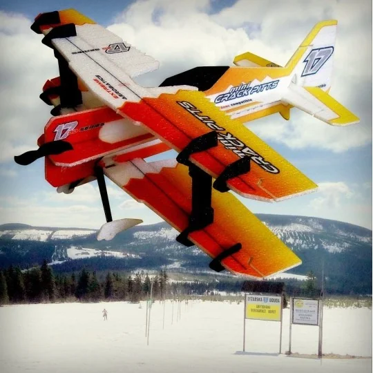 M03-Crack PITTS orange 600mm Kit EPP RC Factory - M03