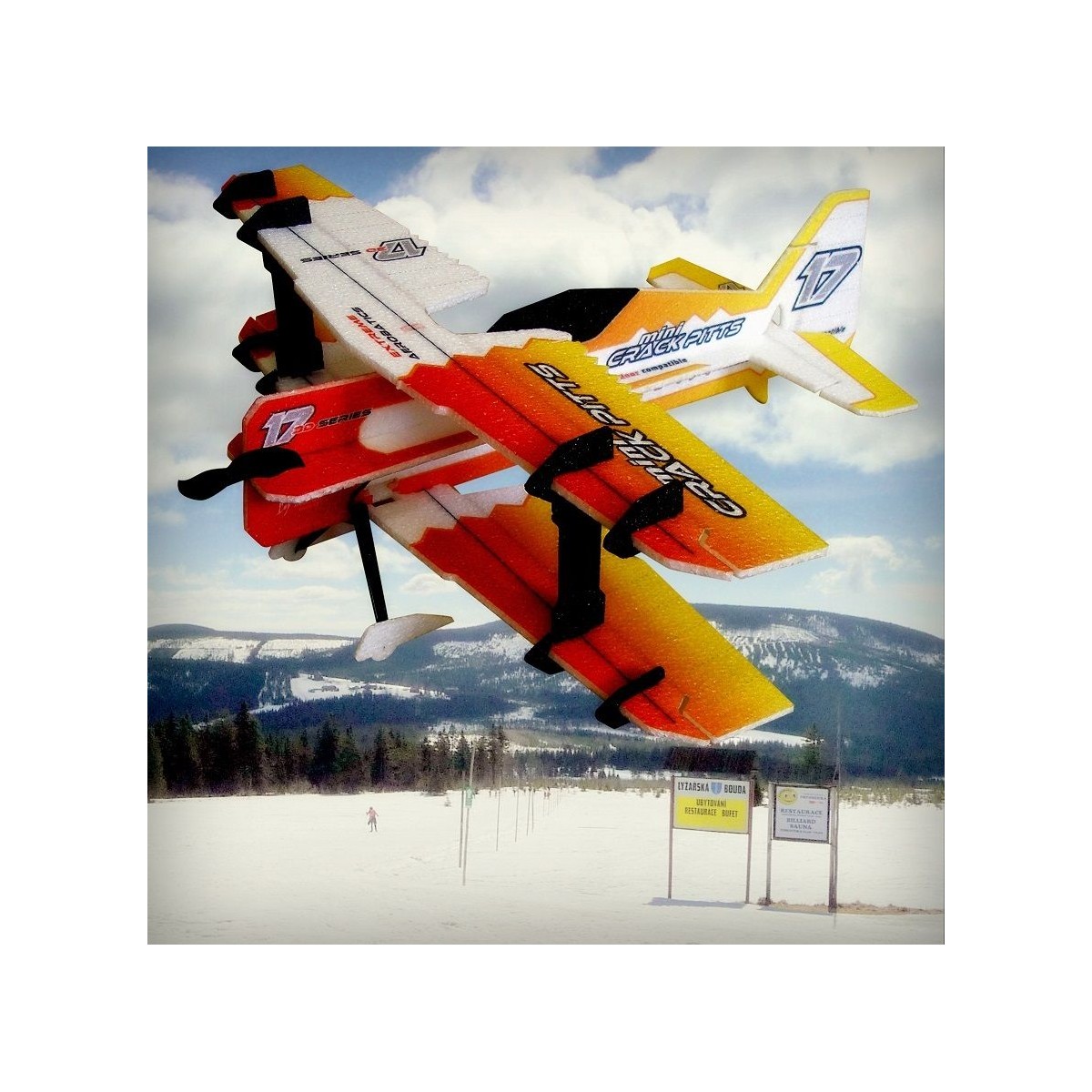 Crack PITTS orange 600mm Kit EPP RC Factory RC Factory M03 - 2