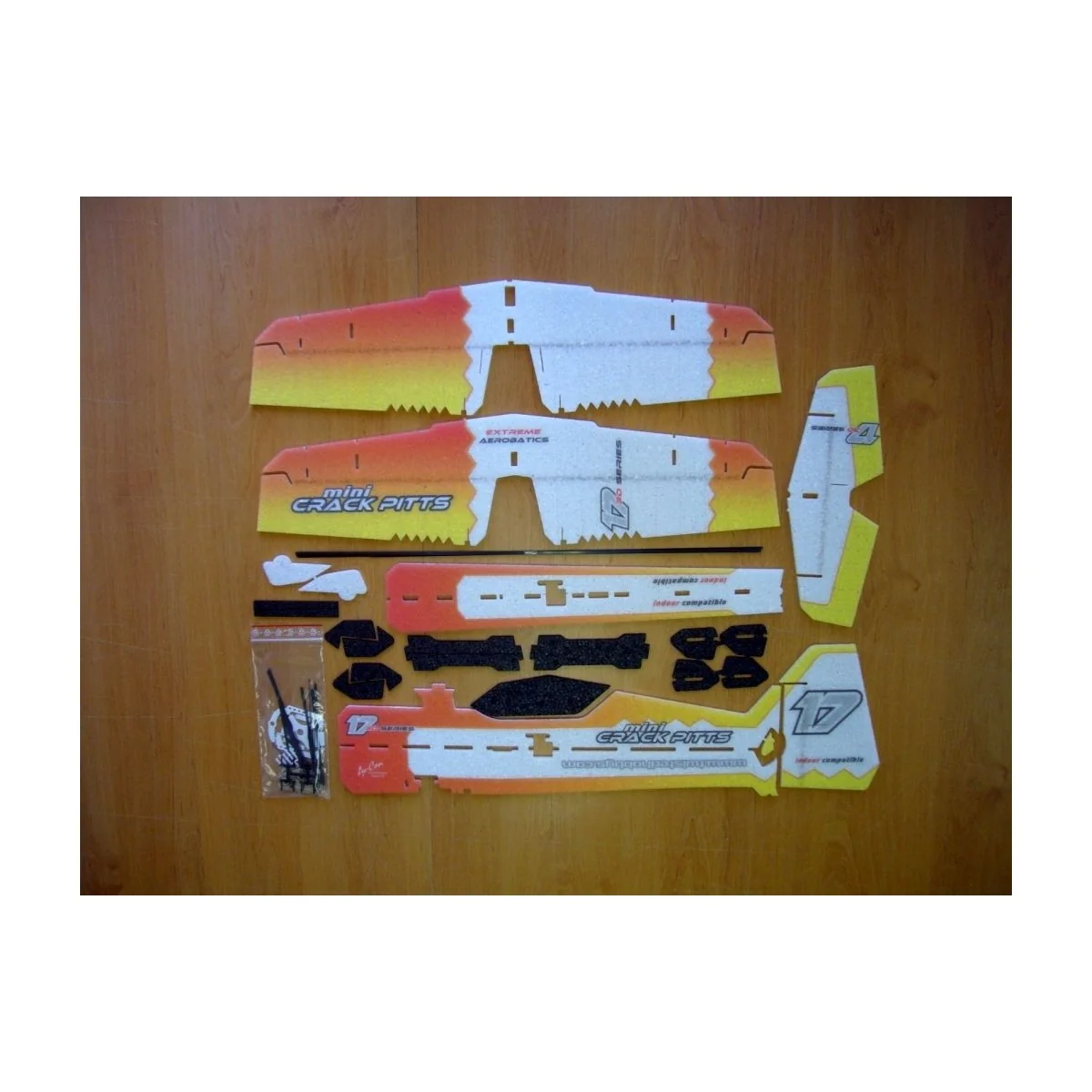 Crack PITTS orange 600mm RC Factory EPP Kit RC Factory M03 - 4 Crack PITTS orange 600mm RC Factory EPP Kit RC Factory M03 - 4
