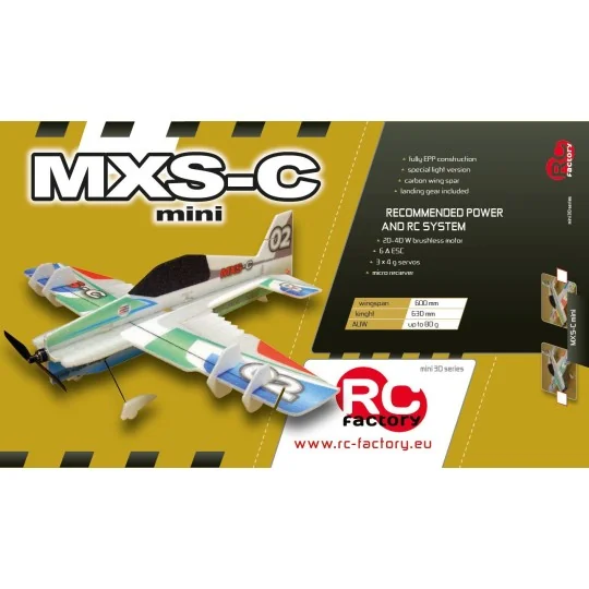 M05-MXS - C 600mm Green RC Factory EPP Kit - M05