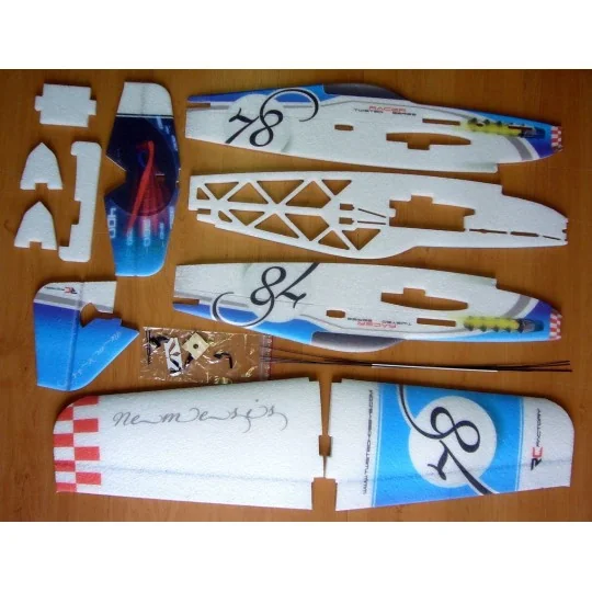 Nemesis bleu 780mm Kit EPP RC Factory RC Factory TR03 - 3 TR03-Nemesis bleu 780mm Kit EPP RC Factory - TR03