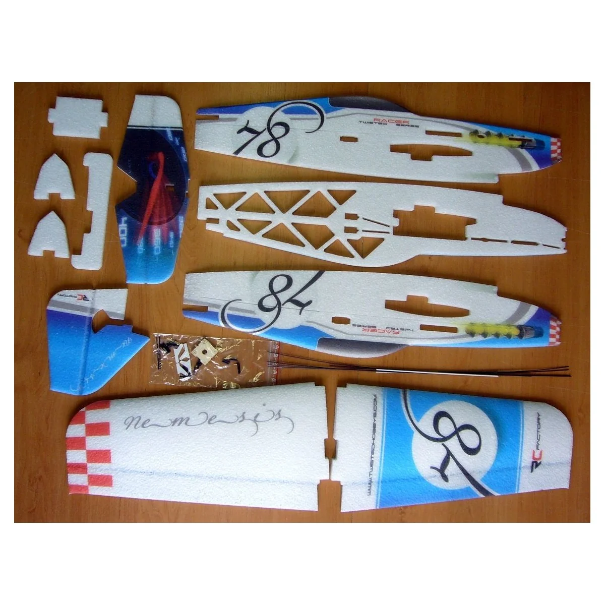 780mm blue nemesis RC Factory EPP Kit RC Factory TR03 - 3