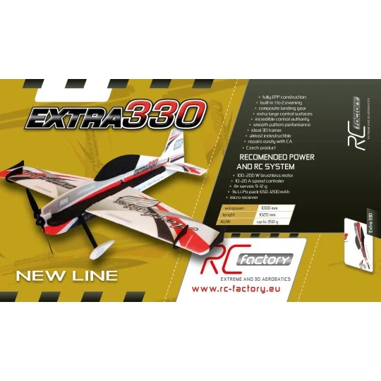 Extra 330 Aerobatics 1000mm Kit EPP RC Factory RC Factory T09 - 2 T09-Extra 330 Aerobatics 1000mm Kit EPP RC Factory - T09