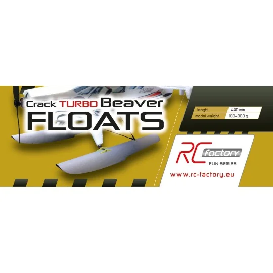 Floats for Crack Turbo Beaver RC Factory EPP RC Factory SP33 - 1 SP33-Floats for Crack Turbo Beaver RC Factory EPP - SP33